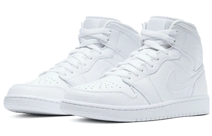 Air Jordan 1 Mid Triple White 2.0 (2020) (GS)