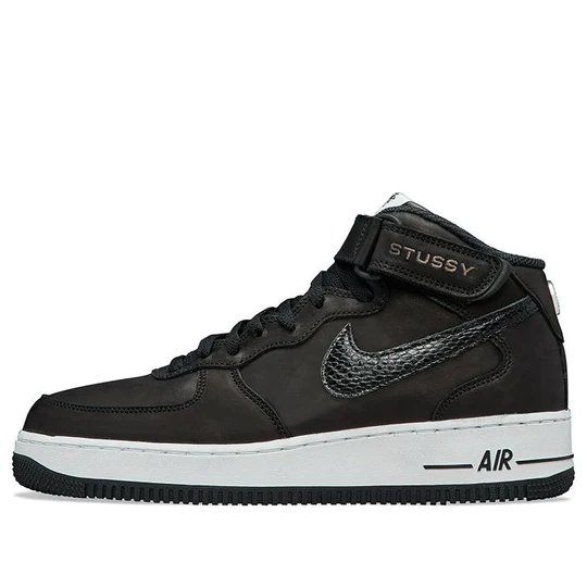 Air Force 1 Mid Stussy Black White (GS)