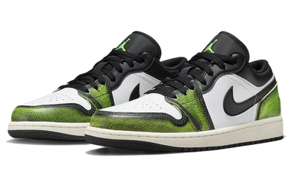 Air Jordan 1 Low Wear Away Electric Green (GS)