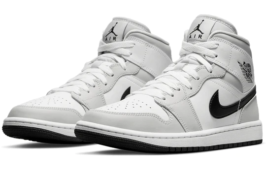 Air Jordan 1 Mid Light Smoke Grey (W)