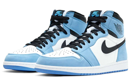 Air Jordan 1 Retro High White University Blue Black SEMINUEVO