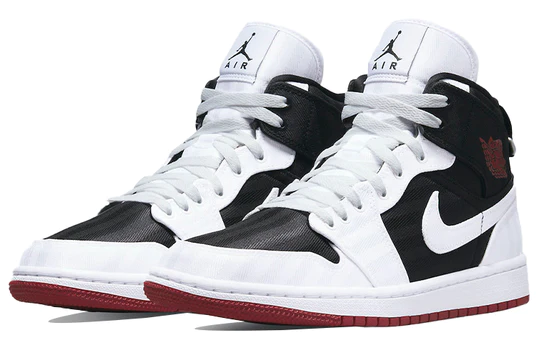 Air jordan 1 Mid SE utility White Black gym Red (GS)