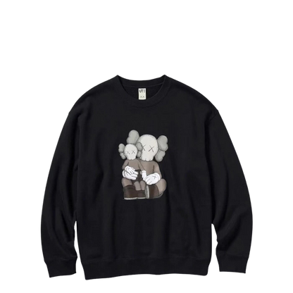 KAWS x Uniqlo Longsleeve Sweatshirt Black (US Sizing)