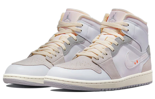 Air Jordan 1 Mid SE Craft Inside Out White Grey