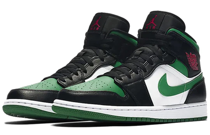 Air Jordan 1 Mid Green Toe (GS)