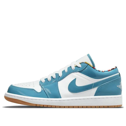 Air Jordan 1 Low SE Barcelona Cyber Teal (GS)