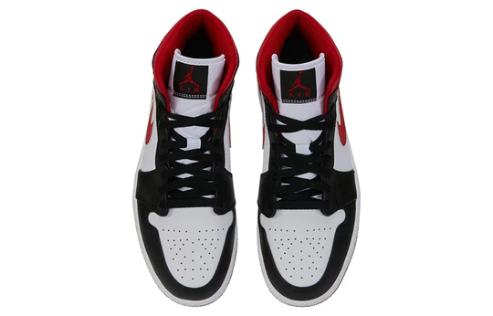 Air Jordan 1 Mid Gym Red Black White SEMINUEVO