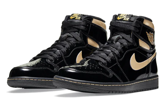 Air Jordan 1 Retro High Black Metallic Gold (2020) (GS)