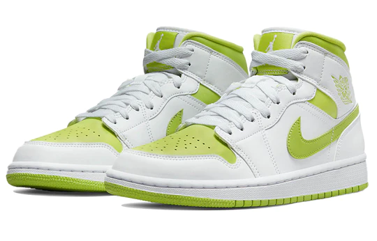 Air Jordan 1 Mid White Lime (W)