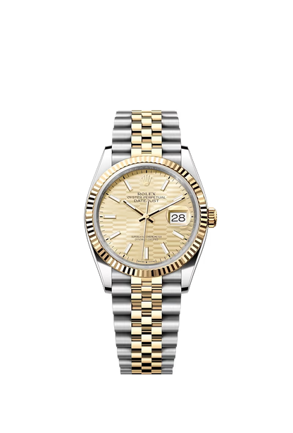 Rolex Date Just 36 mm Oystersteel Oro amarillo