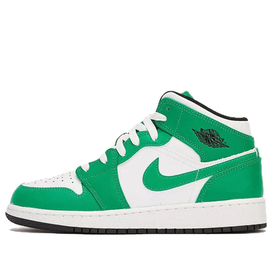 Air Jordan 1 Mid Lucky Green (GS)